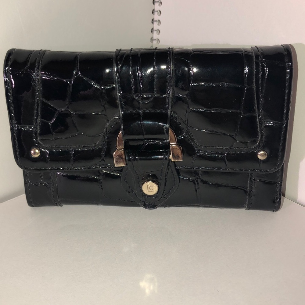 Liz Claiborne black bi fold wallet